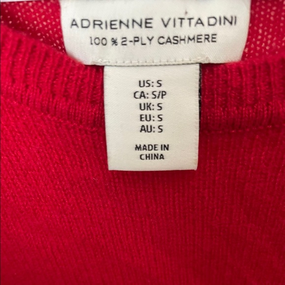 Red Cashmere Sweater - Picture 3 of 3